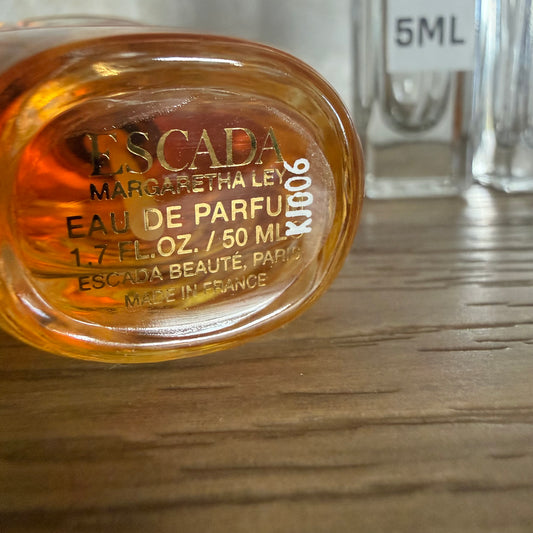 Margaretha Ley by Escada Eau de Parfum Decant / Vintage, Rare