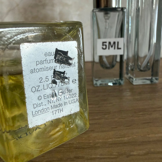 Dazzling Silver by Estee Lauder Eau de Parfum Decant / Original Formula, 2001 Batch
