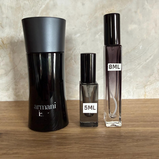 Armani Black Code Pour Homme Eau de Toilette Decant / Original Formula, 2005 Batch
