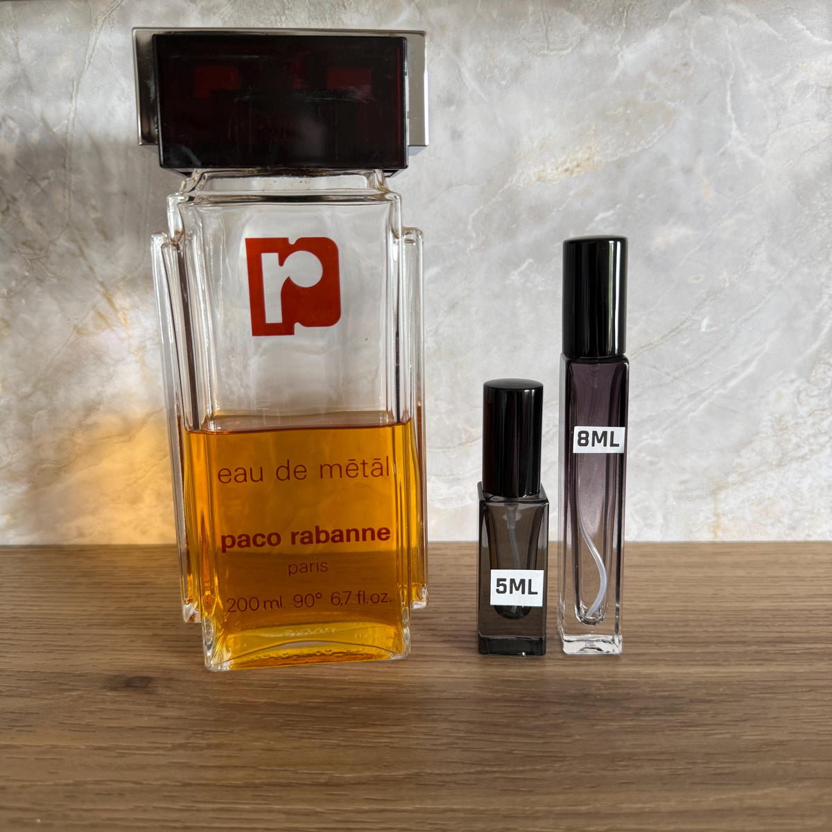 Eau de Metal by Paco Rabanne Decant / Vintage, Rare, c. 1983
