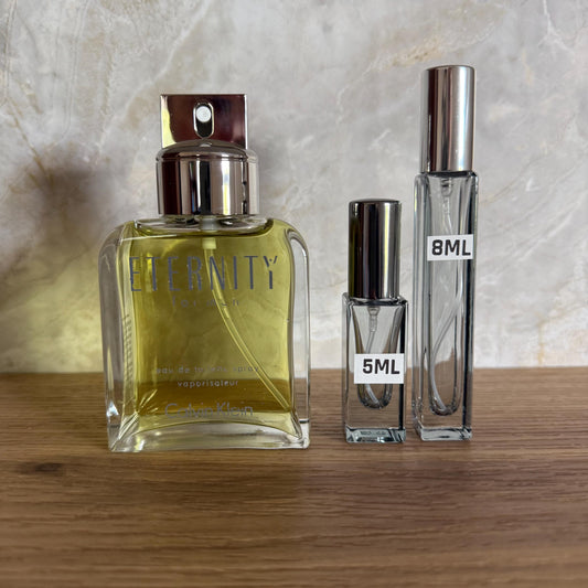 Eternity for Men by Calvin Klein Eau de Toilette Decant / 2004 Batch, CK Cosmetics/Unilever Early Formula