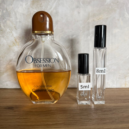 Obsession for Men by Calvin Klein Cologne Spray Decant / Original Formula, c. 1987