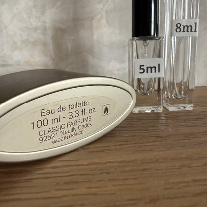 Essenza di Zegna by Ermenegildo Zegna Eau de Toilette Decant / Original Formula, 2005 Batch