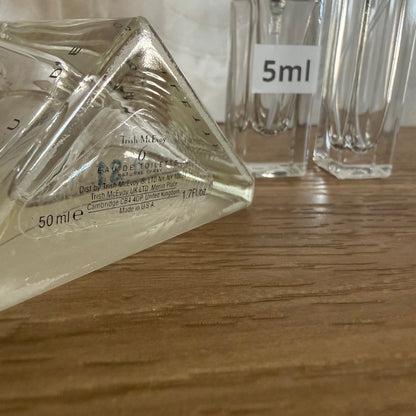 Trish McEvoy 6 Mandarin & Ginger Lily Eau de Toilette Decant / Y2K, Rare