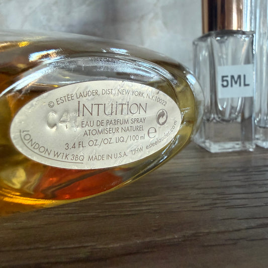 Intuition by Estee Lauder Eau de Parfum Decant / Original Formula, 2001 Batch