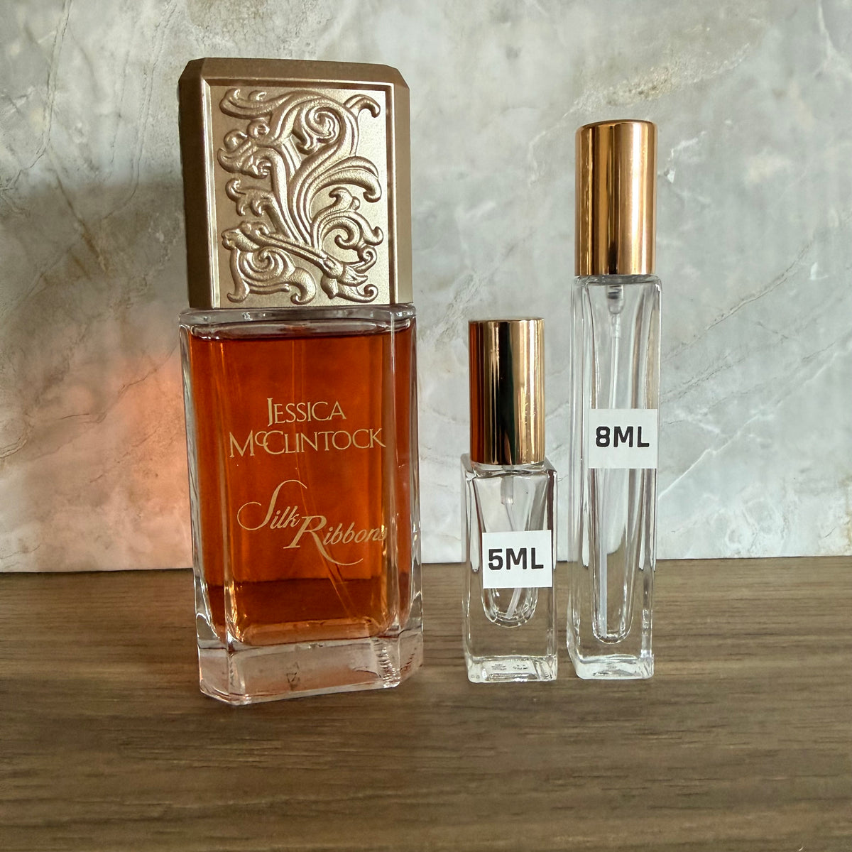 Silk Ribbons by Jessica McClintock Eau de Parfum Decant / Original Formula, c. 2004 Batch