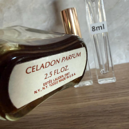 Celadon by Estee Lauder Pure Parfum Decant / Original Formula, c. 1979