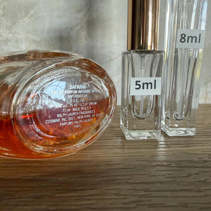 Safari by Ralph Lauren Eau de Parfum Decant / Original Formula, 1993 Batch, Cosmair